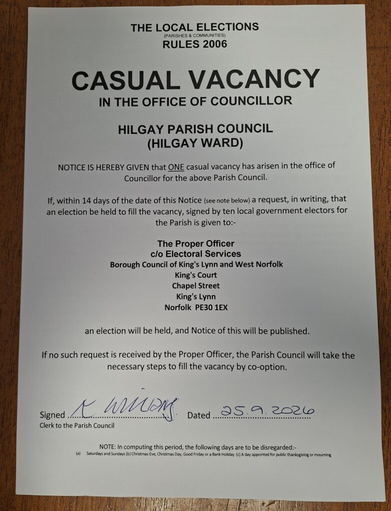 Casual Vacancy Document